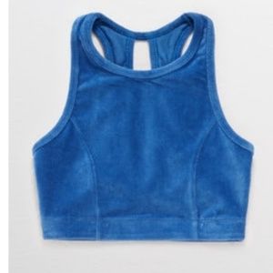 Aerie Chill Corduroy High Neck Bralette